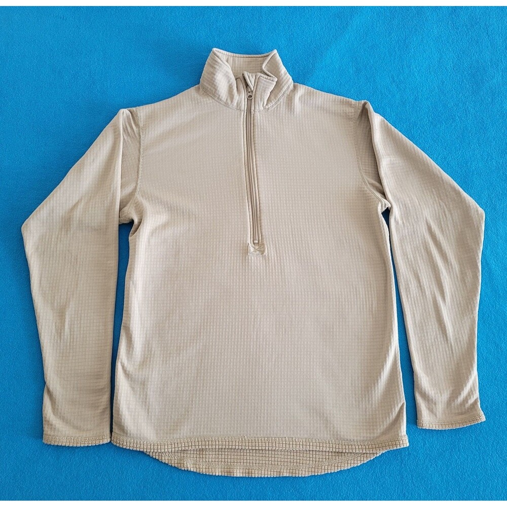 US Military Shirt 1/2 Zip Waffle Thermal Midweight Gen III Cold Weather MEDIUM